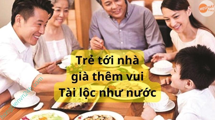 Trẻ nhỏ tới nhà là điềm báo tốt lành